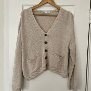 Zara neutral cardigan
